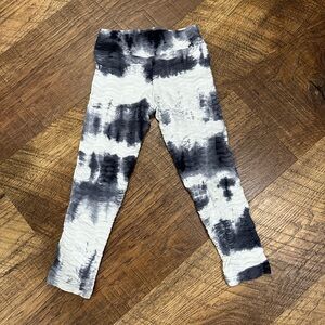 Booty by Brabants - Kids Tie Dye Black and White Leggings